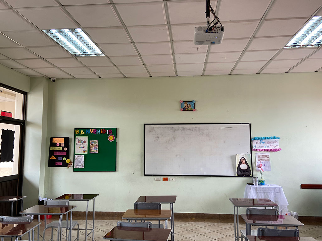 Aula con tecnología